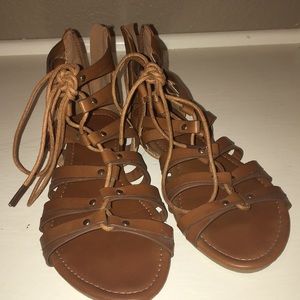 Tan Gladiator Sandals